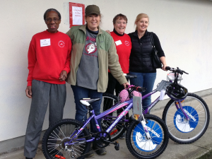 Langley Christmas Bureau Bike give away