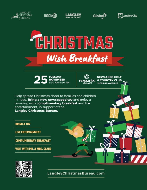 Langley Christmas Bureau Christmas Wish Breakfast